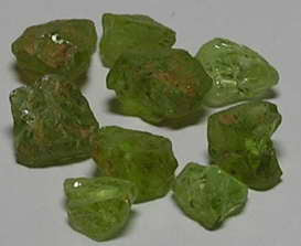 Peridot - 24ct - Hand Select Gem Rough - prettyrock.com