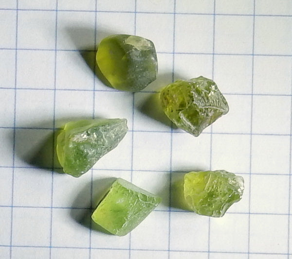 Peridot - 22.74ct - Hand Select Gem Rough - prettyrock.com