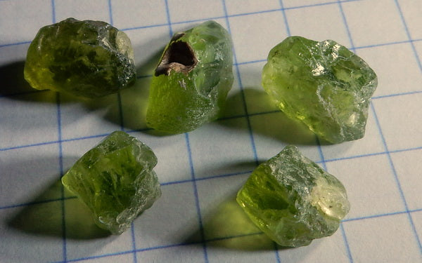 Peridot - 23.38ct - Hand Select Gem Rough - prettyrock.com