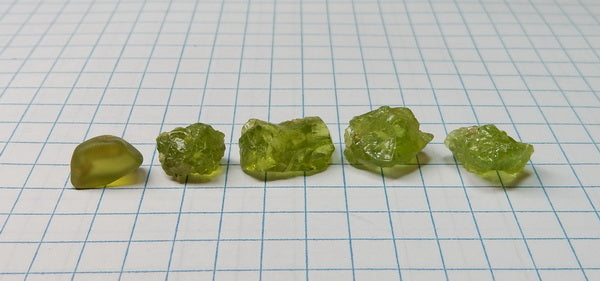 Peridot - 19.83ct - Hand Select Gem Rough - prettyrock.com