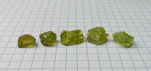 Peridot - 19.83ct - Hand Select Gem Rough - prettyrock.com
