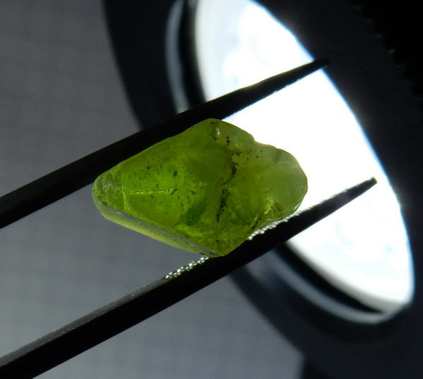 Peridot - 12.2ct - Hand Select Gem Rough - prettyrock.com