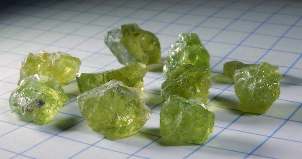 Peridot - 30.38ct - Hand Select Gem Rough - prettyrock.com