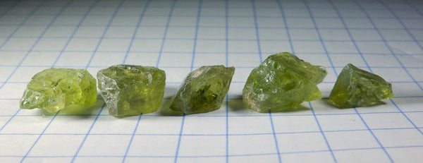 Peridot - 21.66ct - Hand Select Gem Rough - prettyrock.com