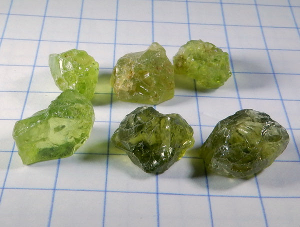 Peridot - 22.23ct - Hand Select Gem Rough - prettyrock.com