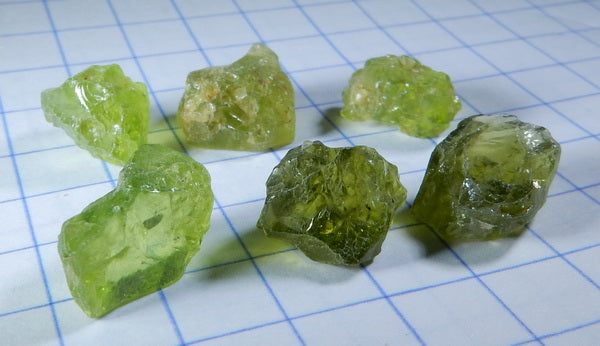 Peridot - 22.23ct - Hand Select Gem Rough - prettyrock.com