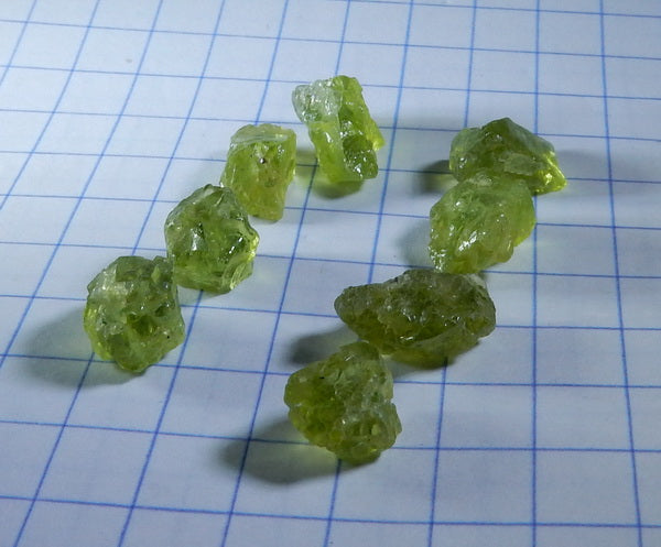 Peridot - 25.52ct - Hand Select Gem Rough - prettyrock.com