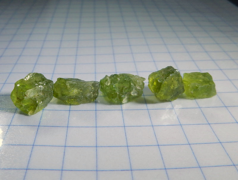 Peridot - 21.65ct - Hand Select Gem Rough - prettyrock.com