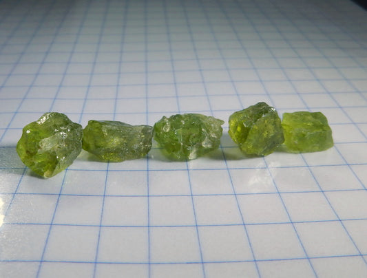 Peridot - 21.65ct - Hand Select Gem Rough - prettyrock.com