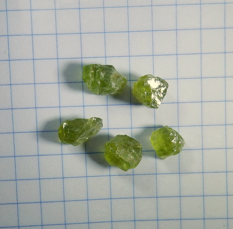 Peridot - 21.65ct - Hand Select Gem Rough - prettyrock.com