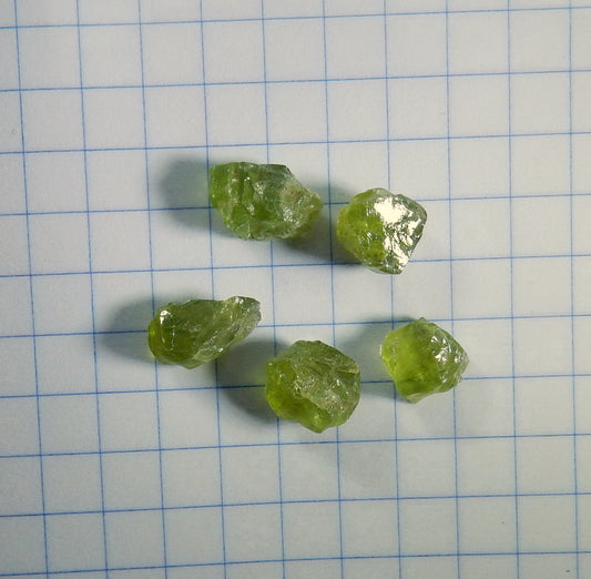 Peridot - 21.65ct - Hand Select Gem Rough - prettyrock.com