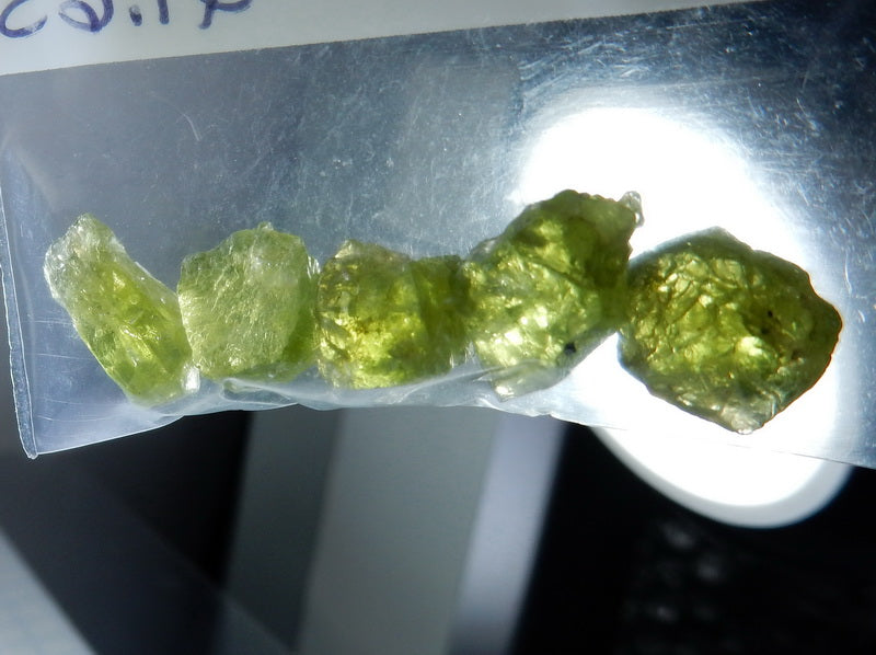 Peridot - 21.65ct - Hand Select Gem Rough - prettyrock.com