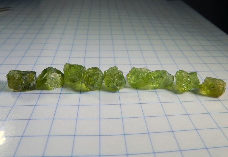 Peridot - 27.62ct - Hand Select Gem Rough - prettyrock.com