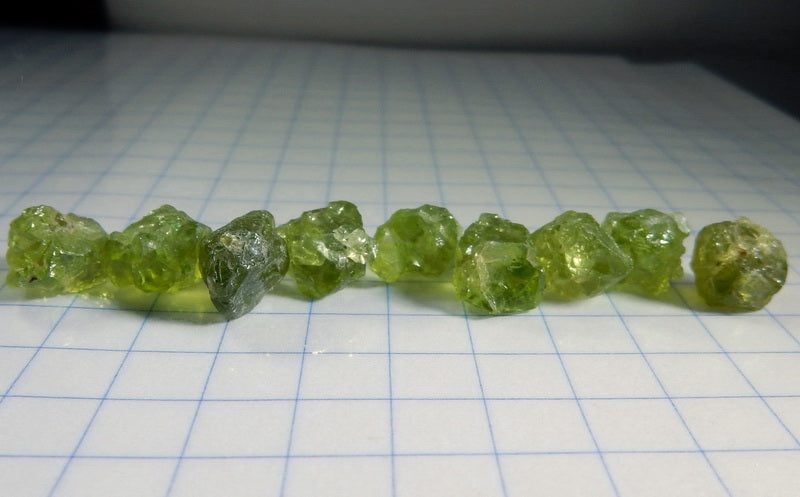 Peridot - 31.34ct - Hand Select Gem Rough - prettyrock.com