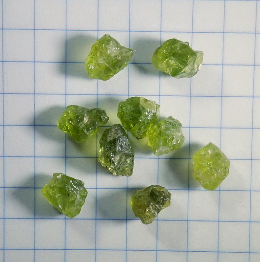 Peridot - 31.34ct - Hand Select Gem Rough - prettyrock.com