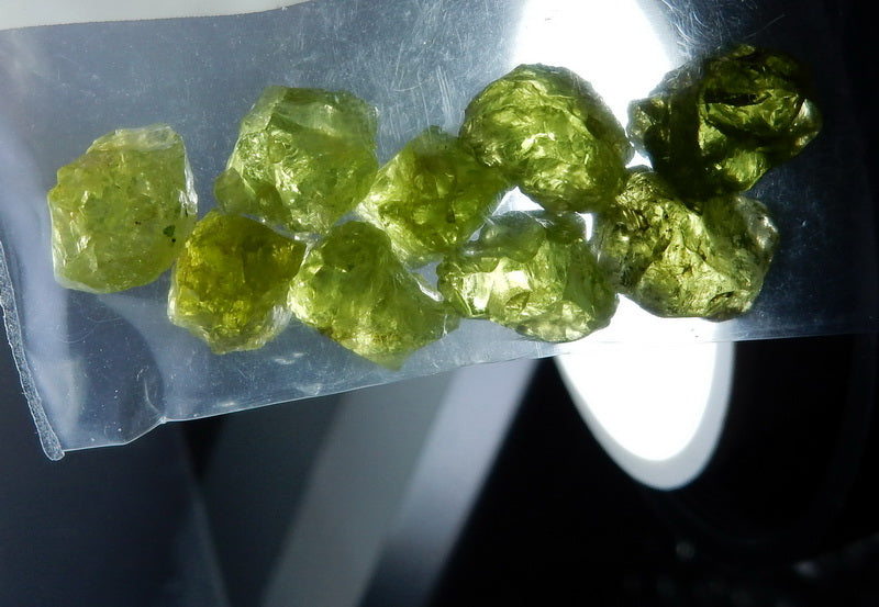 Peridot - 31.34ct - Hand Select Gem Rough - prettyrock.com