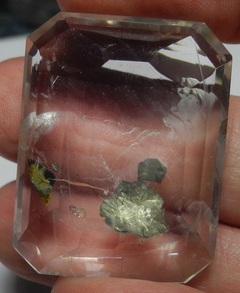 Pyrite Included Gem Quartz Mineral Specimen - prettyrock.com