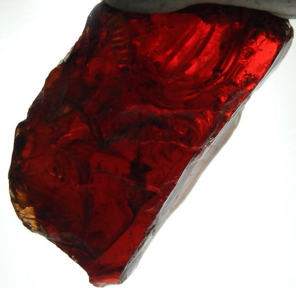 Red Zircon - 19.4ct - Hand Select Gem Rough - prettyrock.com