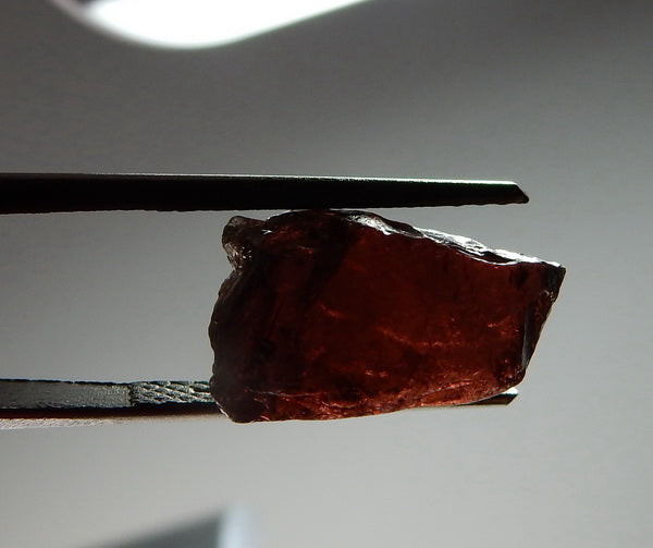 Red Zircon - 19.48ct - Hand Select Gem Rough - prettyrock.com