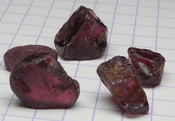 Rhodolite Garnet - 25.27ct - Hand Select Gem Rough - prettyrock.com
