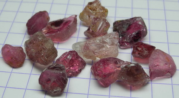 Rubellite Tourmaline - 31ct - Hand Select Gem Rough - prettyrock.com