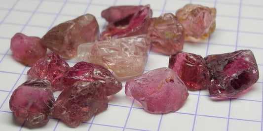 Rubellite Tourmaline - 31ct - Hand Select Gem Rough - prettyrock.com