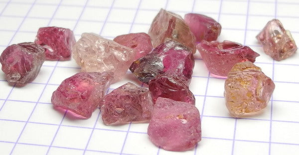 Rubellite Tourmaline - 31ct - Hand Select Gem Rough - prettyrock.com