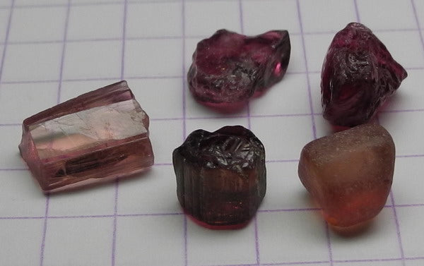 Rubellite Tourmaline - 10.97ct - Hand Select Gem Rough - prettyrock.com