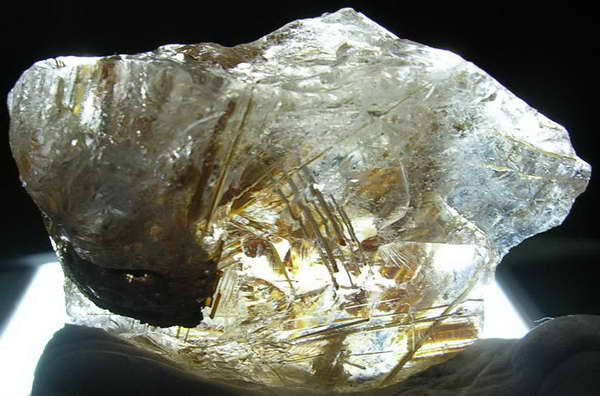 Rutilated Quartz - 344.5ct - Hand Select Gem Rough - prettyrock.com