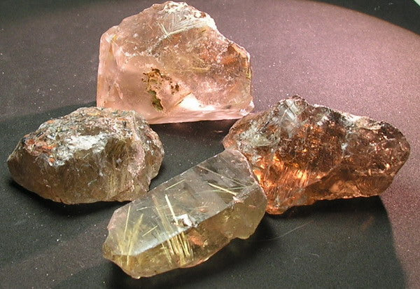 Rutilated Quartz - 803ct - Hand Select Gem Rough - prettyrock.com