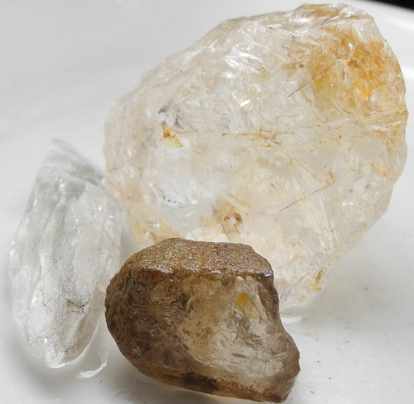 Rutilated Quartz - 547ct - Hand Select Gem Rough - prettyrock.com