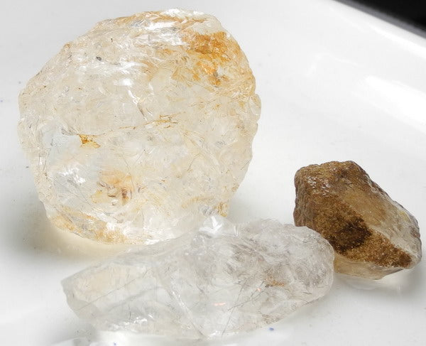 Rutilated Quartz - 547ct - Hand Select Gem Rough - prettyrock.com