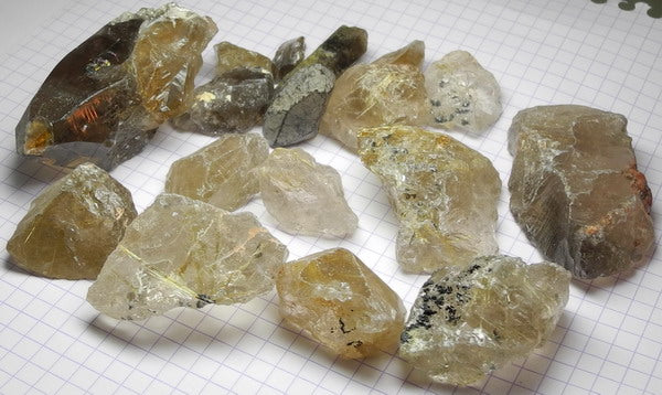 Rutilated Quartz - 1386ct - Hand Select Gem Rough - prettyrock.com