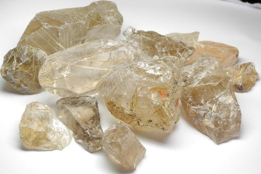 Rutilated Quartz - 1367ct - Hand Select Gem Rough - prettyrock.com