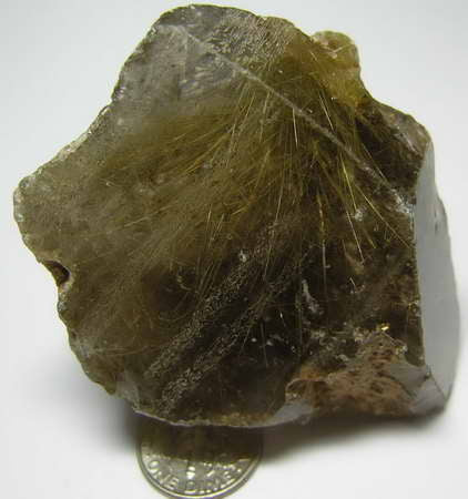 Rutilated Quartz - 638.5ct - Hand Select Gem Rough - prettyrock.com