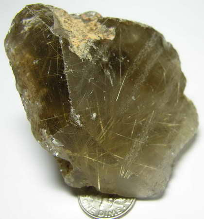 Rutilated Quartz - 638.5ct - Hand Select Gem Rough - prettyrock.com