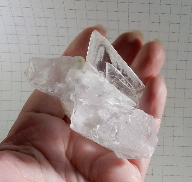 412ct Selenite  - Hand Select Gem Rough - prettyrock.com