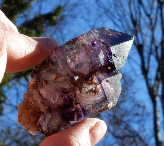 Shangaan Amethyst Smoky Quartz Crystal Mineral Specimen - 287 ct - prettyrock.com
