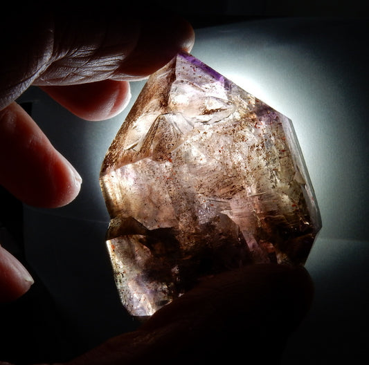 Shangaan Amethyst Smoky Quartz Crystal Mineral Specimen - 366.5ct - prettyrock.com