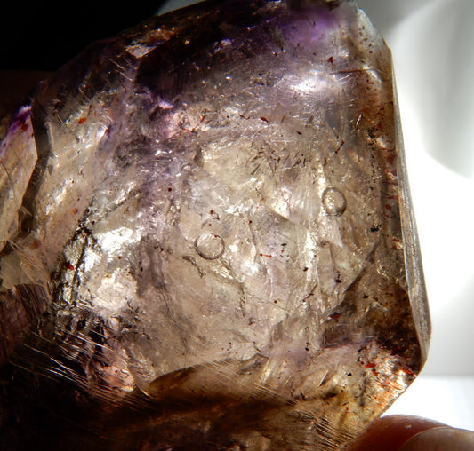 Shangaan Amethyst Smoky Quartz Crystal Mineral Specimen - 366.5ct - prettyrock.com