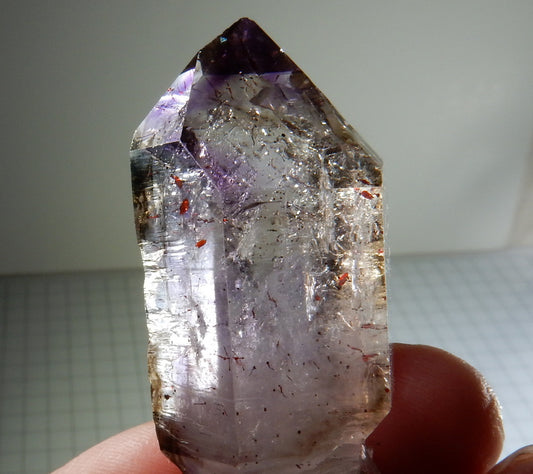 Shangaan Amethyst Smoky Quartz Crystal Mineral Specimen -81.5 ct - prettyrock.com