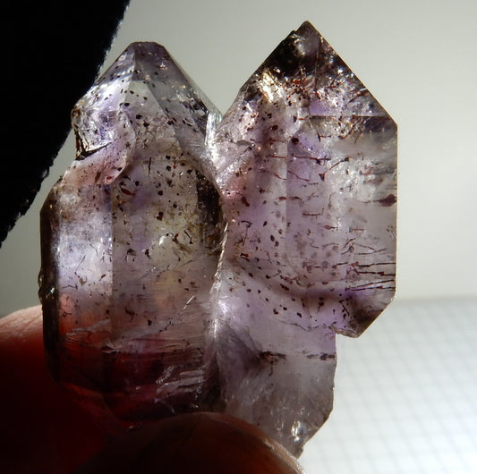 Shangaan Amethyst Smoky Quartz Crystal Mineral Specimen -92.5 ct - prettyrock.com