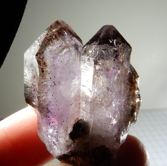 Shangaan Amethyst Smoky Quartz Crystal Mineral Specimen -92.5 ct - prettyrock.com