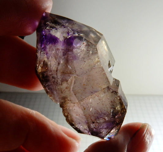 Shangaan Amethyst Smoky Quartz Crystal Mineral Specimen - 82.5 ct - prettyrock.com