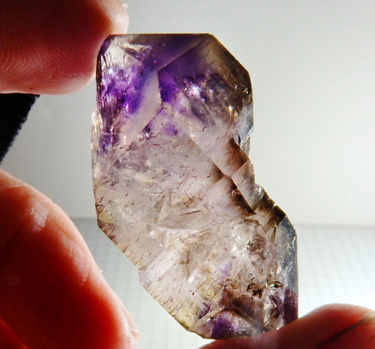 Shangaan Amethyst Smoky Quartz Crystal Mineral Specimen - 82.5 ct - prettyrock.com