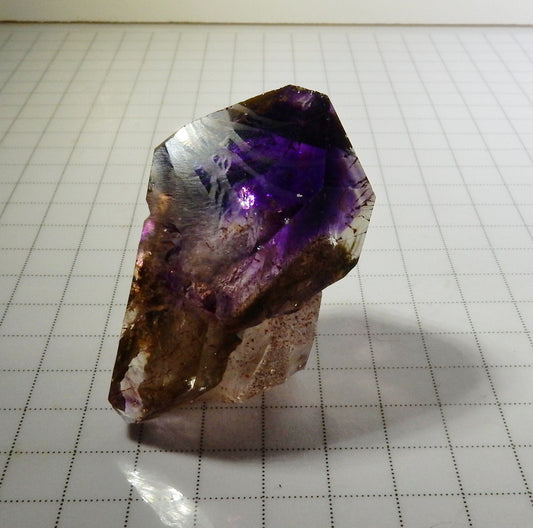 Shangaan Amethyst Smoky Quartz Crystal Mineral Specimen - 98.5 ct - prettyrock.com