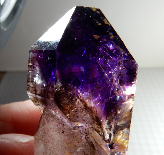 Shangaan Amethyst Smoky Quartz Crystal Mineral Specimen - 98.5 ct - prettyrock.com