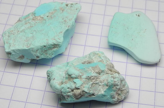 Sleeping Beauty Turquoise - 82.3ct - Hand Select Gem Rough - prettyrock.com