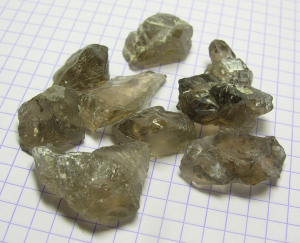 smokey quartz - 207.5ct - Hand Select Gem Rough - prettyrock.com