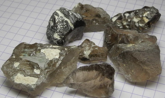 Smokey Quartz - 276.5ct - Hand Select Gem Rough - prettyrock.com